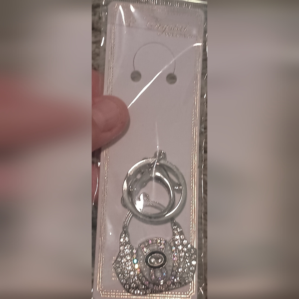 Women's Crystal Collection Beautiful Sparkly Bling Bling Purse Charm Keychain...